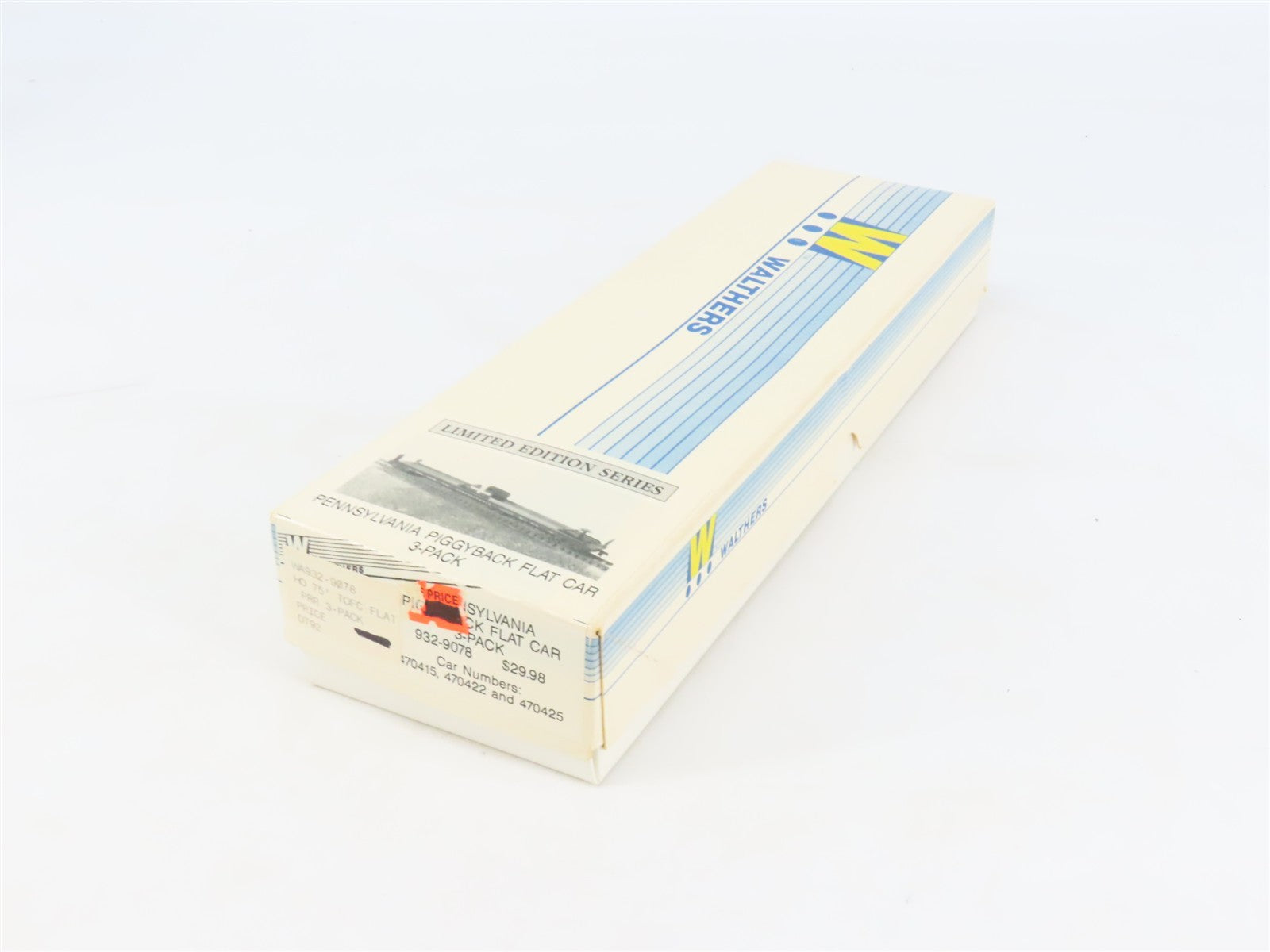 HO Scale Walthers Kit 932-9078 PRR Pennsylvania Piggyback Flat Car 3-Pack