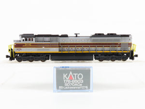N Scale Kato 176-8503 NS Lackawanna Heritage SD70ACe Diesel Loco #1074 wDCC