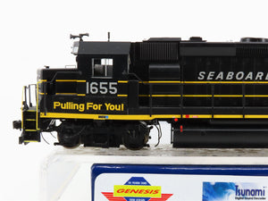 HO Athearn Genesis SCL Seaboard Coast Line GP40-2 Diesel Loco #1655 wDCC & Sound