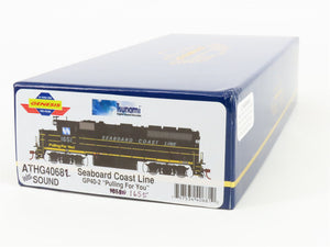HO Athearn Genesis SCL Seaboard Coast Line GP40-2 Diesel Loco #1655 wDCC & Sound