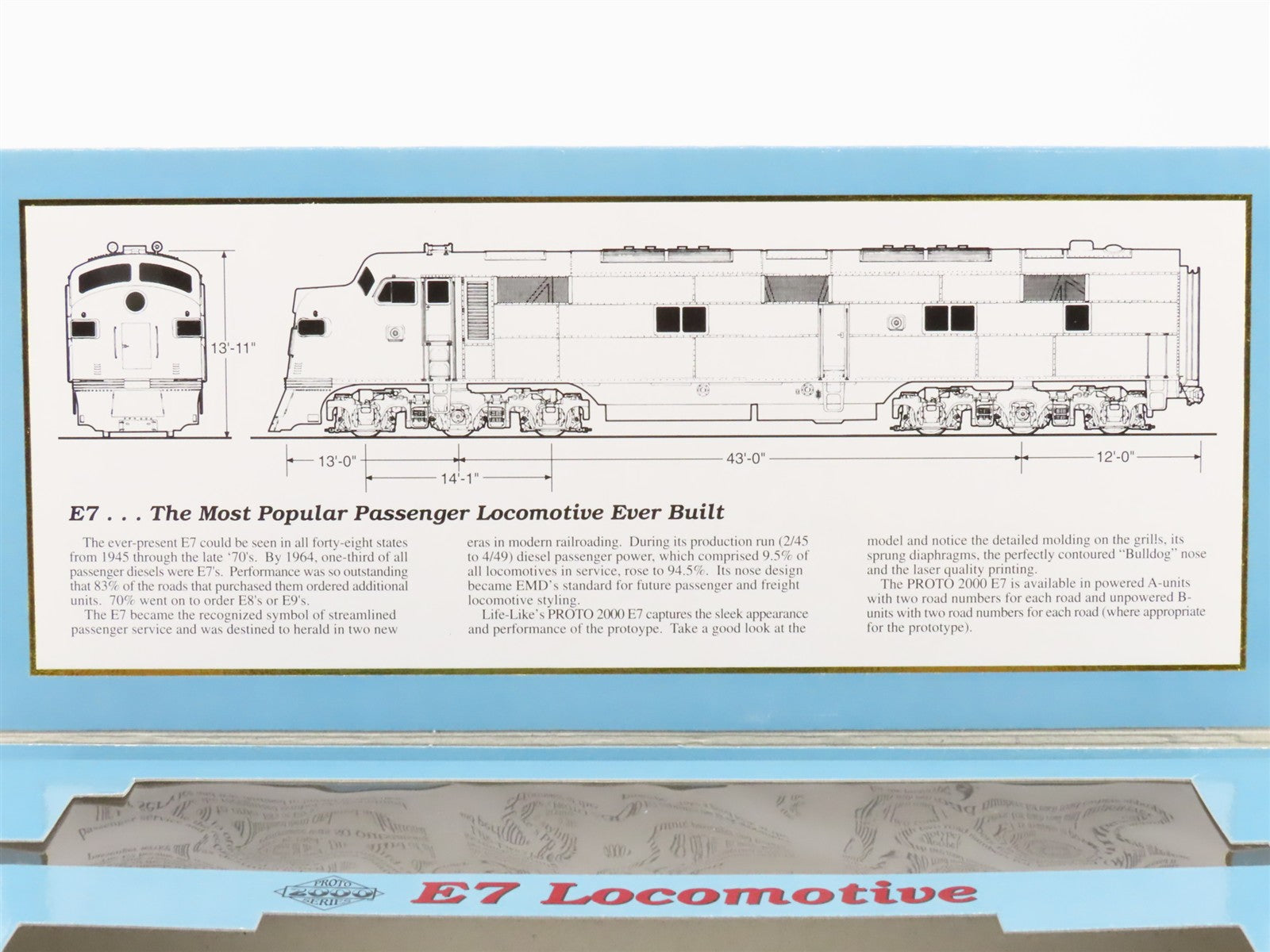 HO Scale Proto 2000 21084 SAL Seaboard E7A Diesel Locomotive #3023 wDCC & Sound
