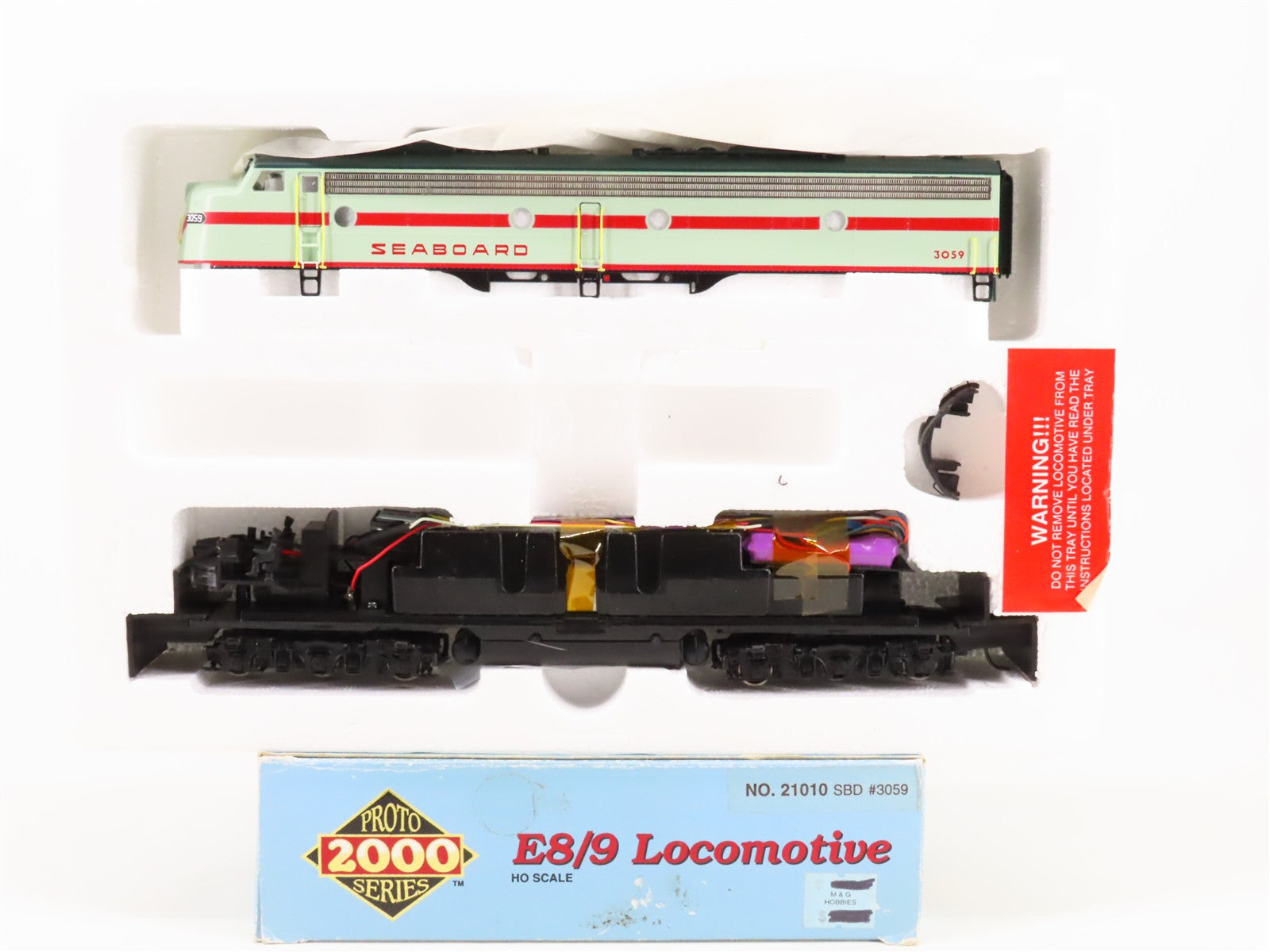 HO Scale Proto 2000 21010 SAL Seaboard E8/9A Diesel Loco #3059 wDCC & Sound