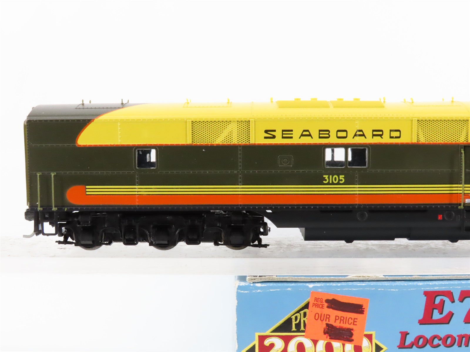 HO Scale Proto 2000 21086 SAL Seaboard Air Line E7B Diesel Loco #3105 UNPOWERED