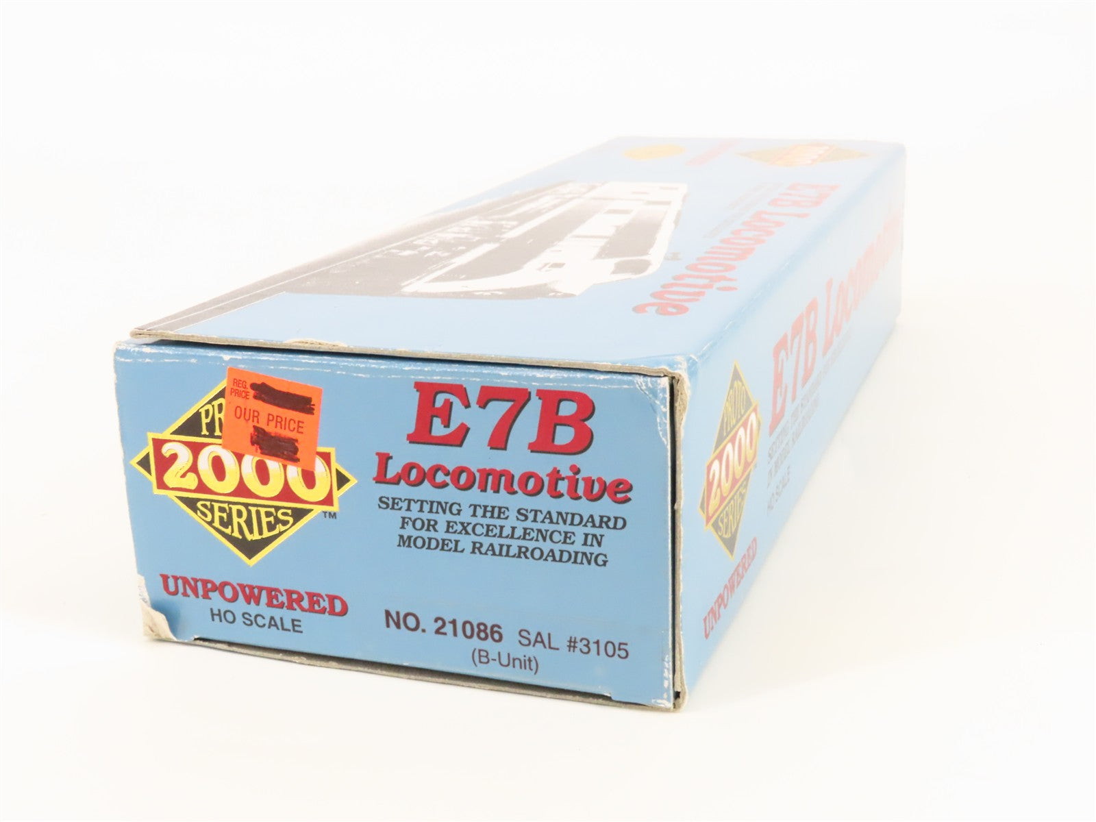 HO Scale Proto 2000 21086 SAL Seaboard Air Line E7B Diesel Loco #3105 UNPOWERED