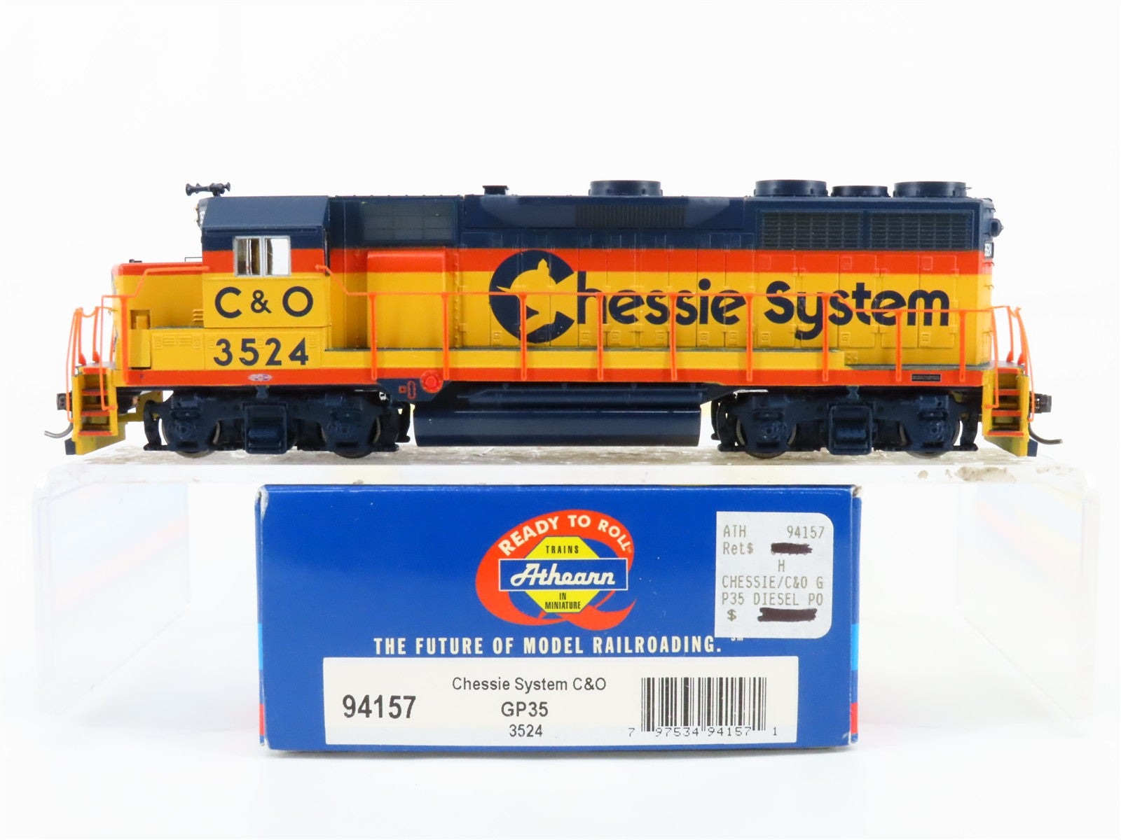 HO Scale Athearn 94157 C&O Chessie System GP35 Diesel Locomotive #3524 DCC ONLY