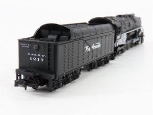 N Scale Con-Cor 001-003019 DRGW Rio Grande 4-6-4 Steam Locomotive #1217