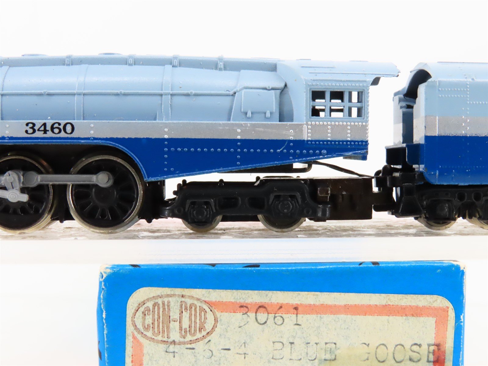 N Scale Con-Cor 3061 ATSF Santa Fe 4-6-4 Steam Locomotive #3460