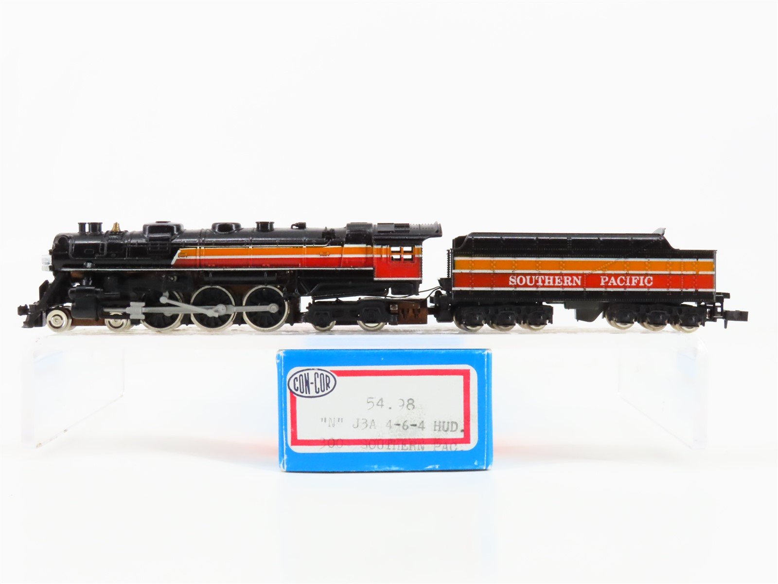 N Scale Con-Cor 3004 SP Southern Pacific J3a 4-6-4 Steam Locomotive