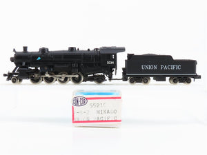 N Scale Con-Cor 5521C UP Union Pacific 2-8-2 Steam Locomotive #1034