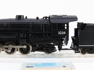N Scale Con-Cor 5521C UP Union Pacific 2-8-2 Steam Locomotive #1034