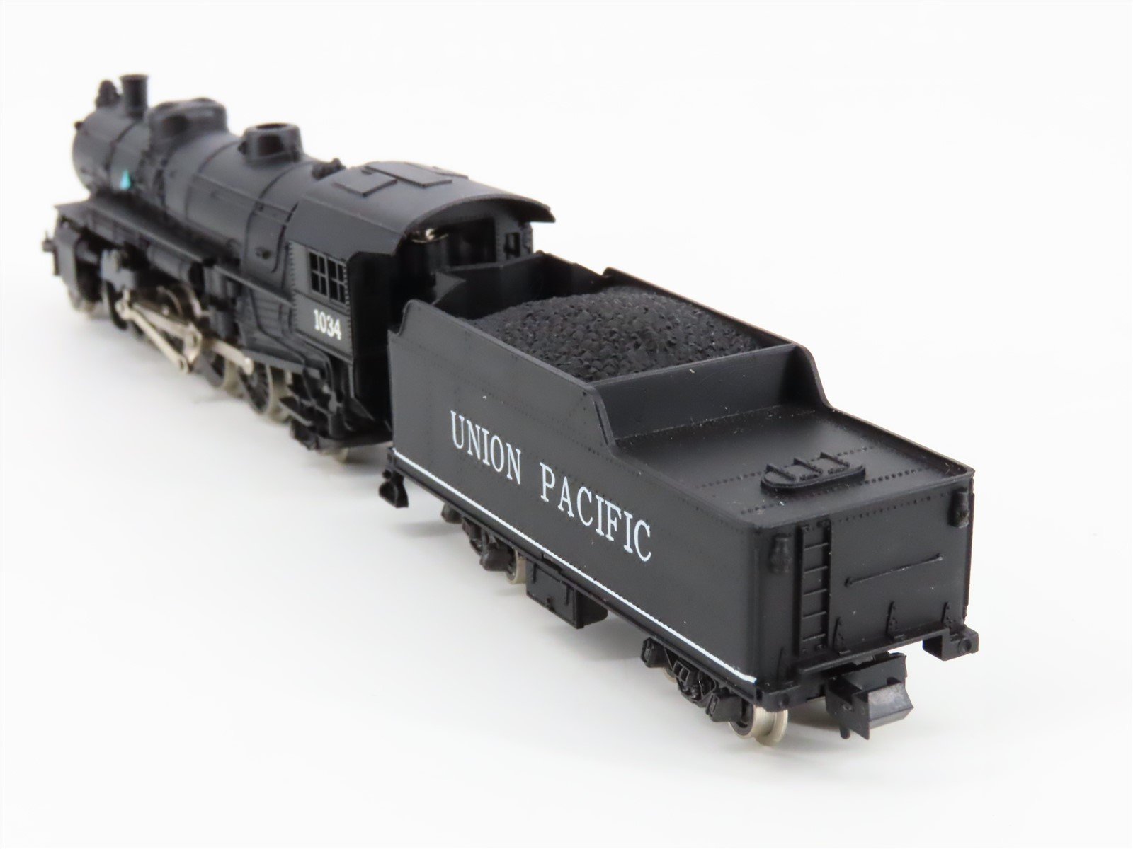 N Scale Con-Cor 5521C UP Union Pacific 2-8-2 Steam Locomotive #1034
