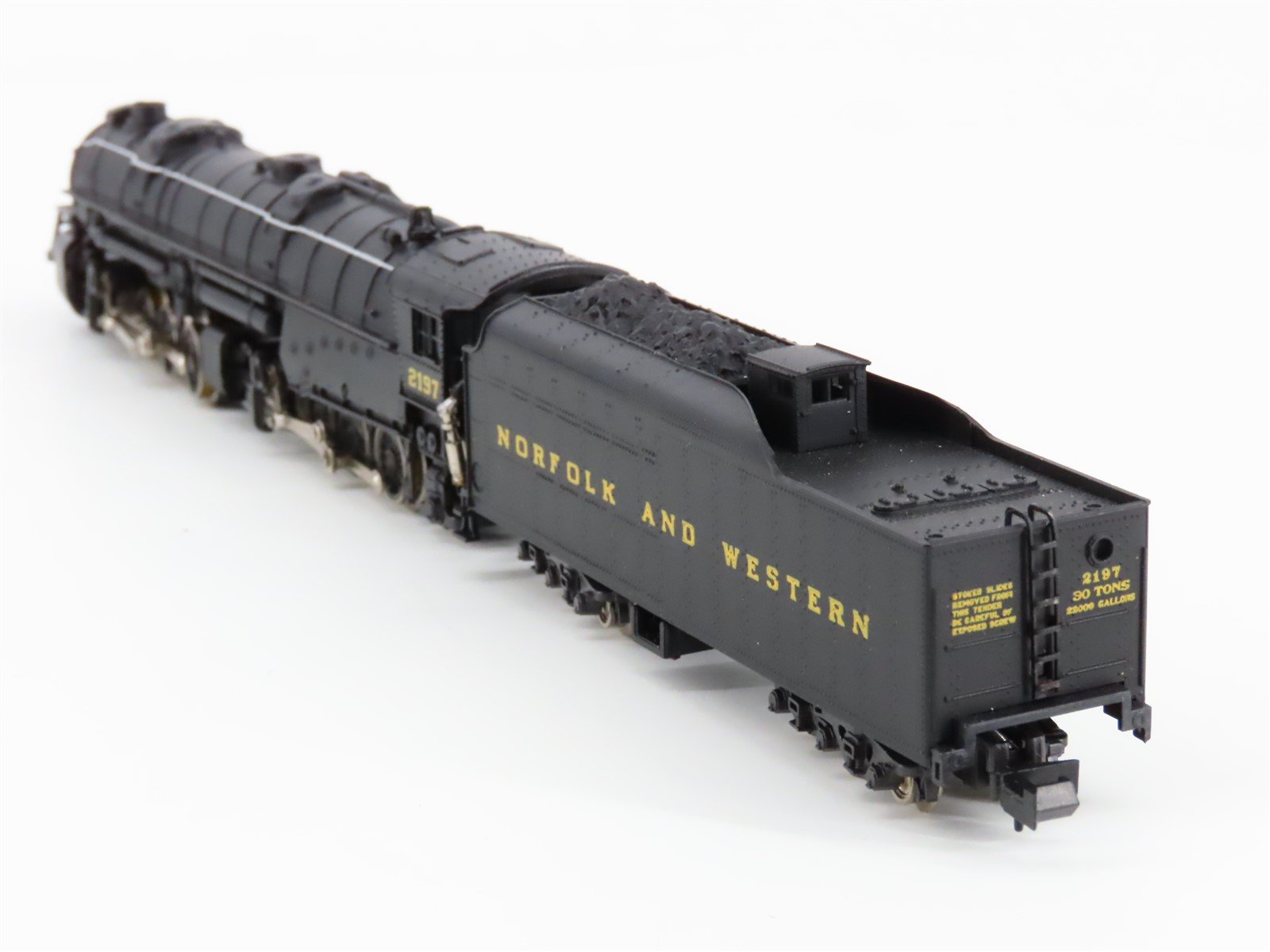 N Scale Rivarossi 9136 N&W Norfolk & Western 2-8-8-2 Steam Locomotive #2197