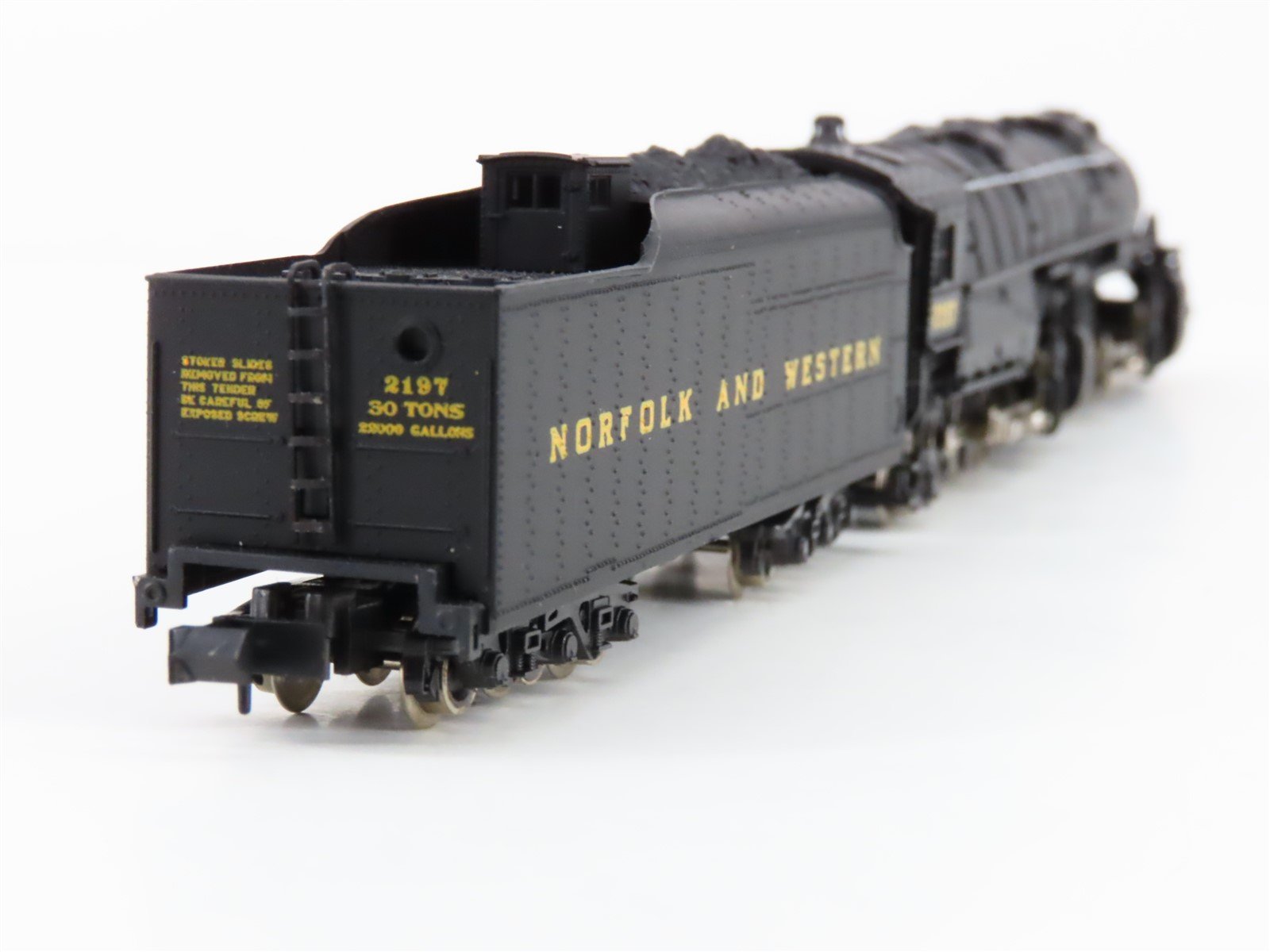 N Scale Rivarossi 9136 N&W Norfolk & Western 2-8-8-2 Steam Locomotive #2197