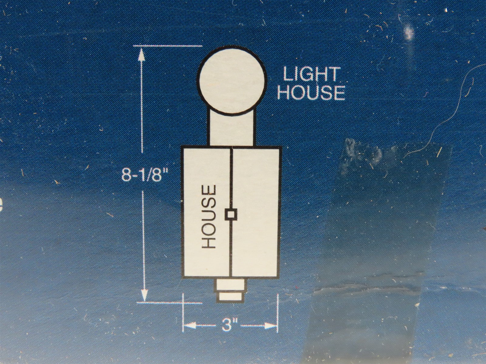 HO Scale Walthers 933-3603 Rocky Point Lighthouse Kit Unbuilt