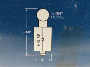 HO Scale Walthers 933-3603 Rocky Point Lighthouse Kit Unbuilt