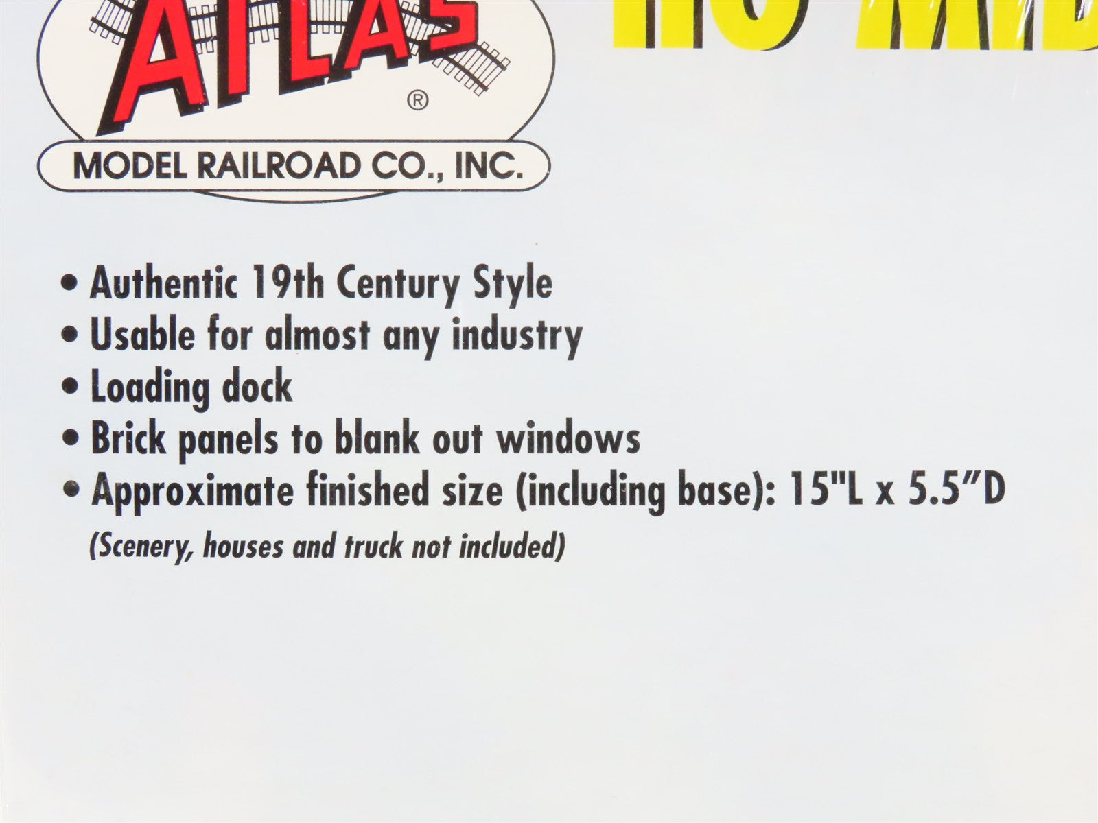 HO Scale Atlas 0721 Middlesex Manufacturing Company Kit Unbuilt