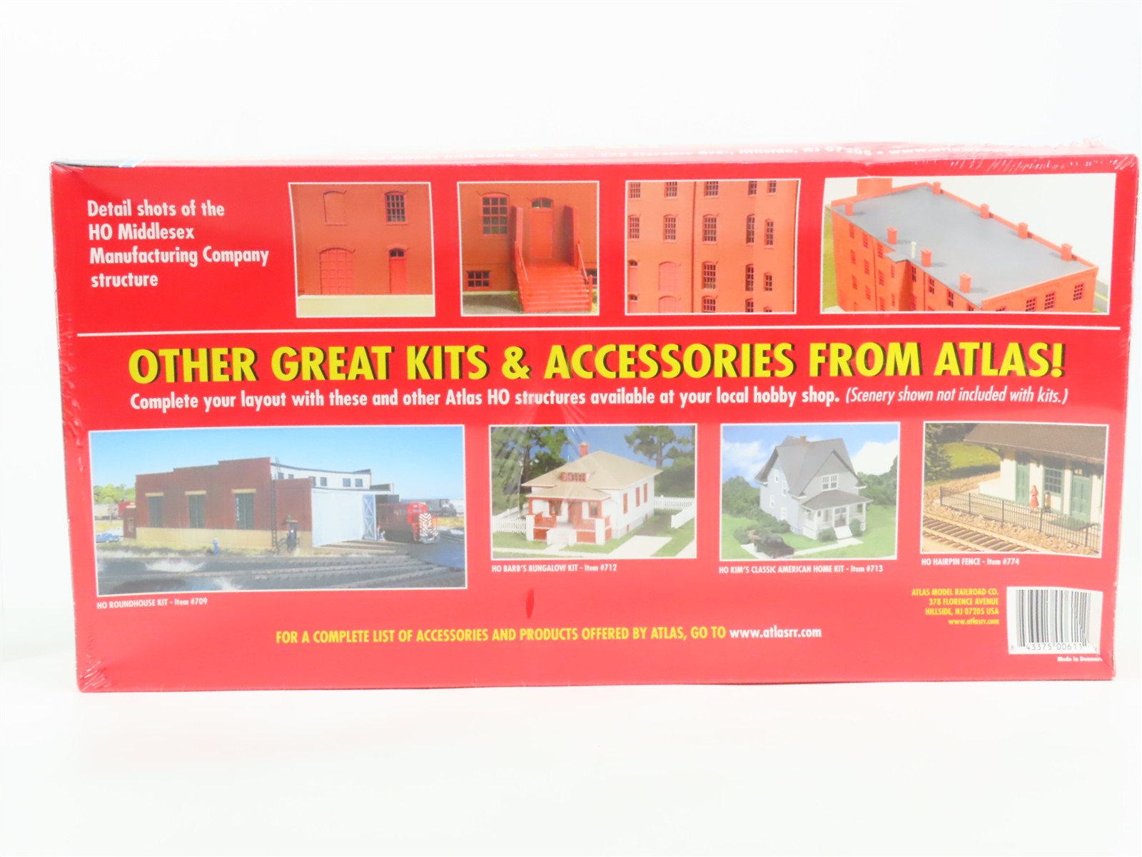 HO Scale Atlas 0721 Middlesex Manufacturing Company Kit Unbuilt