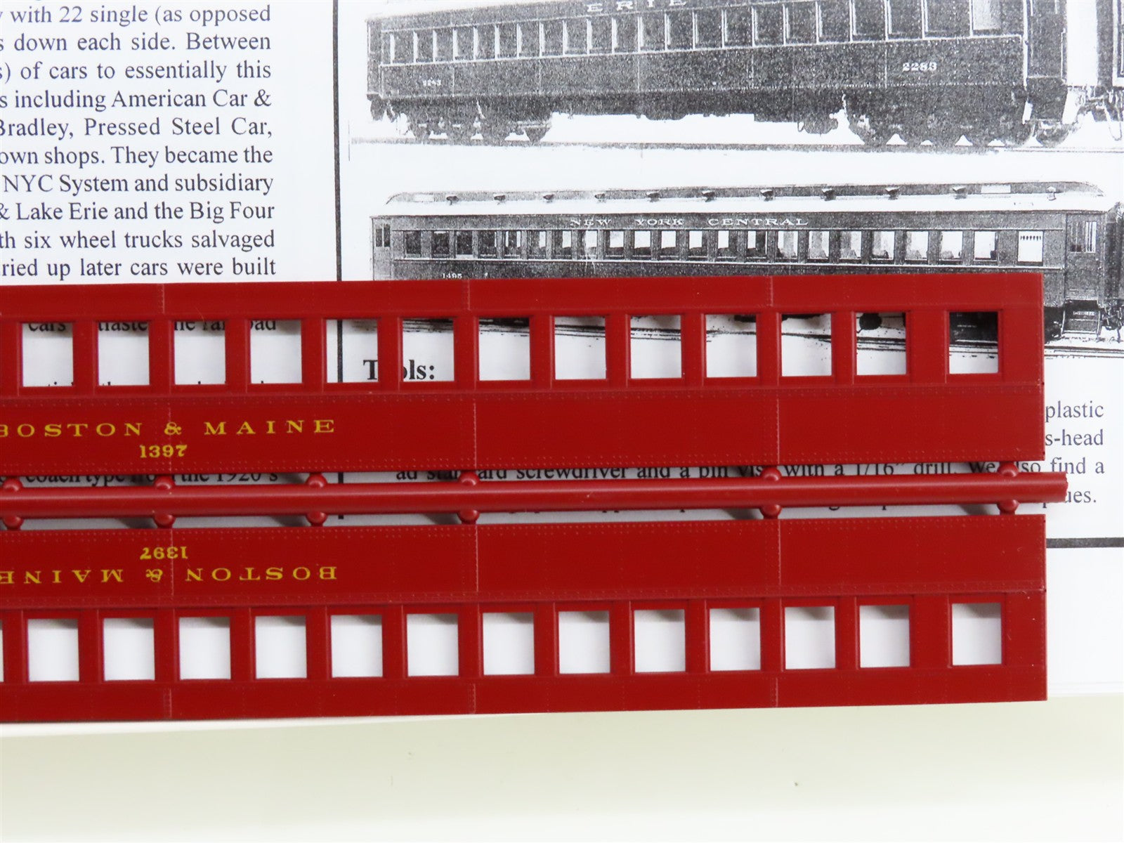 HO Scale Branchline Trains 5107 Boston & Maine Coach 1397 Unbuilt Kit