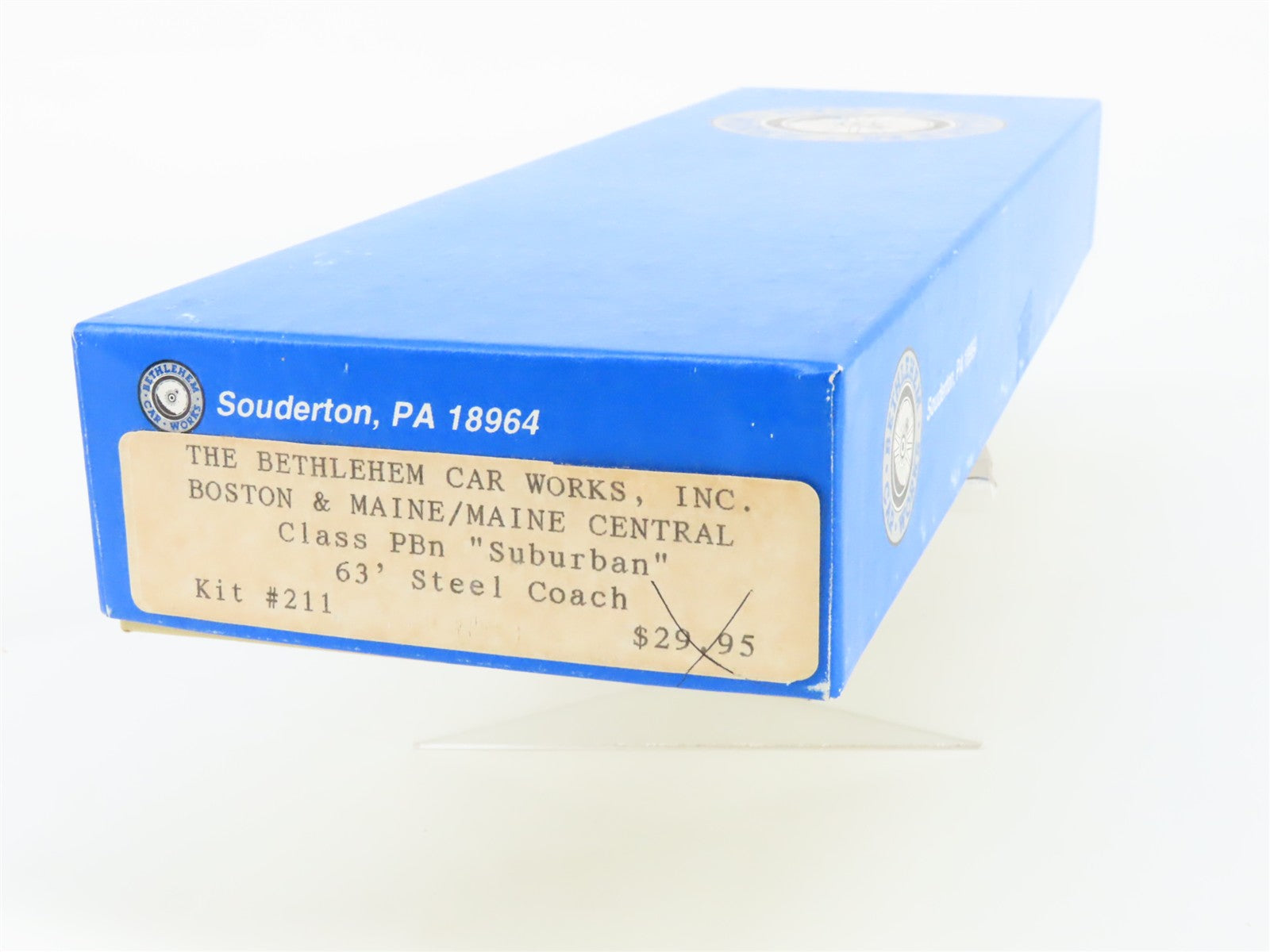 HO Scale Bethlehem Car Works 211 63' Coach Unbuilt Kit