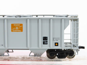 HO Scale Atlas 1818 MEC Maine Central 2-Bay Covered Hopper 2492 RTR