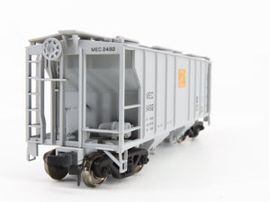 HO Scale Atlas 1818 MEC Maine Central 2-Bay Covered Hopper 2492 RTR