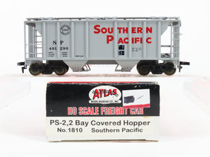 HO Scale Atlas 1810 SP Southern Pacific 2-Bay Covered Hopper 401290 RTR
