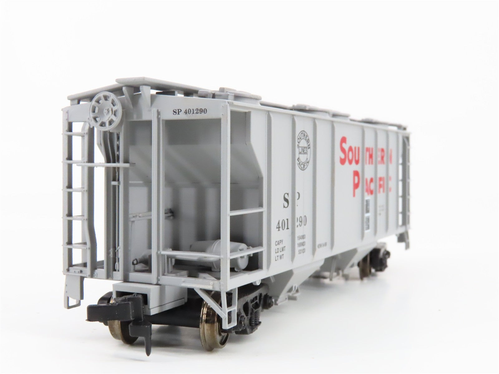 HO Scale Atlas 1810 SP Southern Pacific 2-Bay Covered Hopper 401290 RTR
