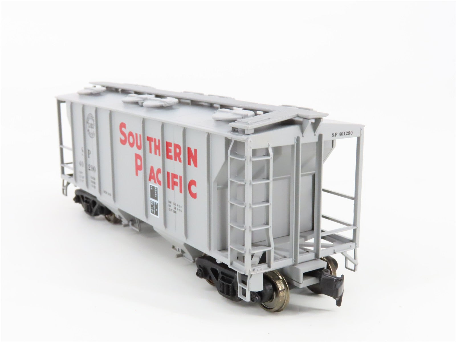 HO Scale Atlas 1810 SP Southern Pacific 2-Bay Covered Hopper 401290 RTR