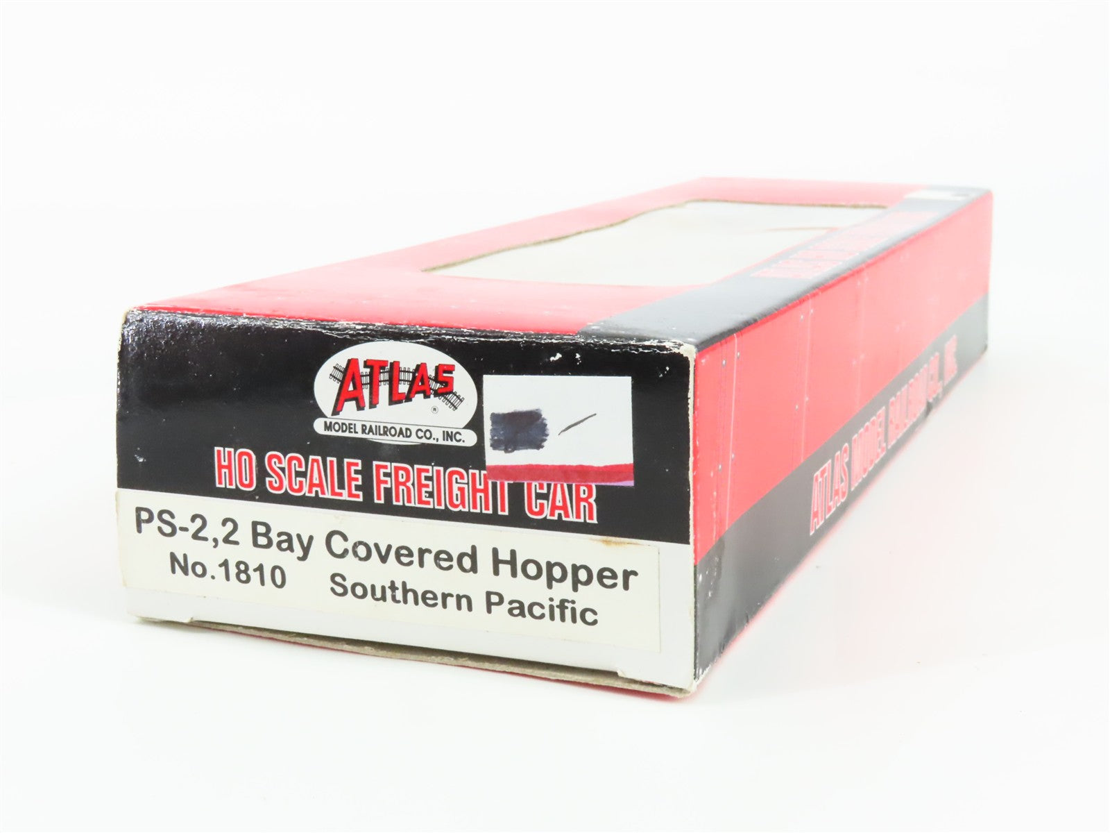 HO Scale Atlas 1810 SP Southern Pacific 2-Bay Covered Hopper 401290 RTR
