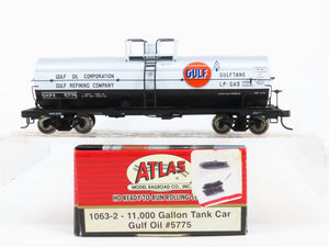 HO Scale Atlas 1063-2 SHPX Gulf Oil 11,000 Gallon Tank Car 5775 RTR