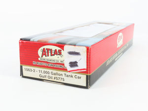 HO Scale Atlas 1063-2 SHPX Gulf Oil 11,000 Gallon Tank Car 5775 RTR