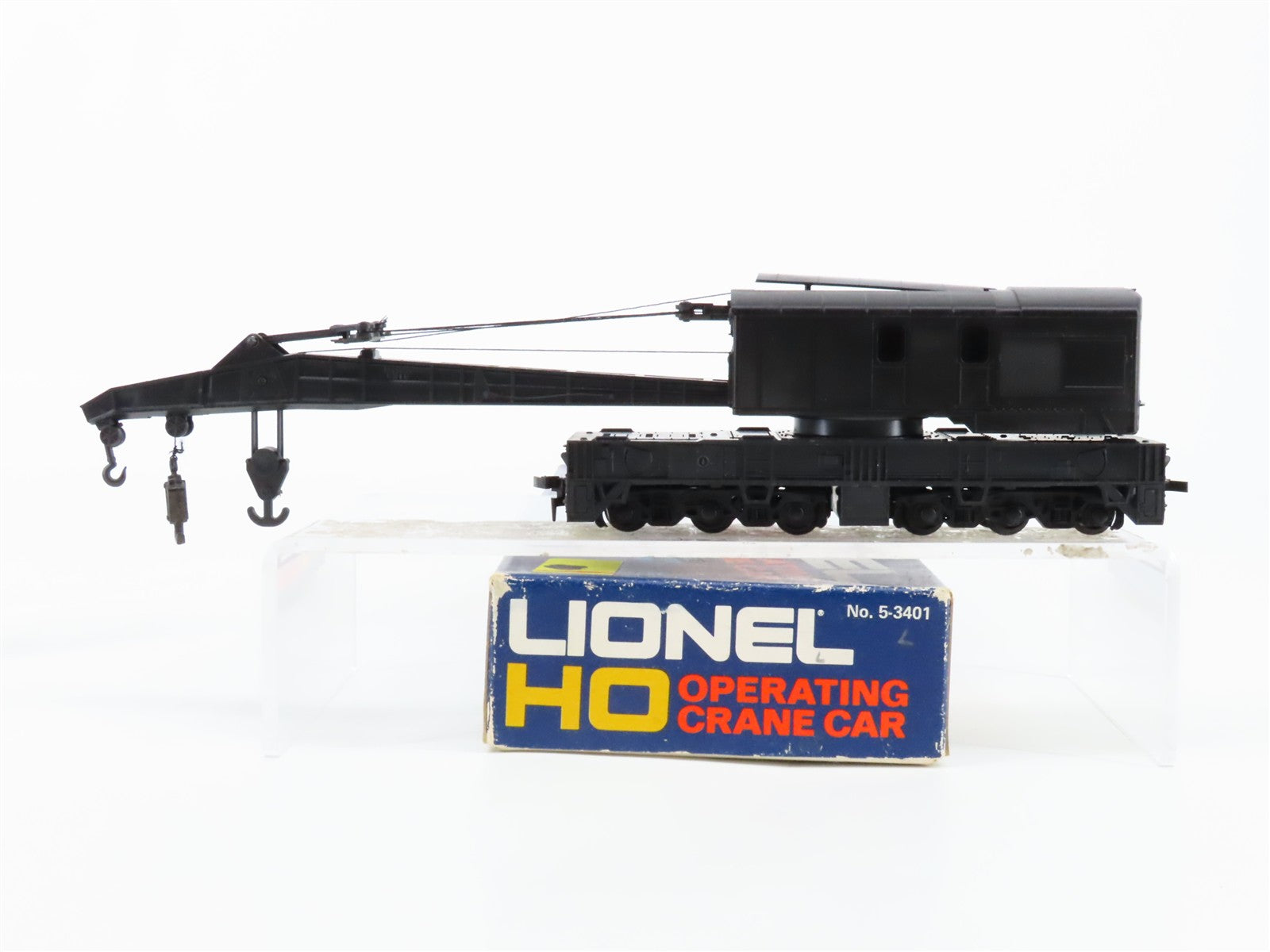 HO Scale Lionel 5-3401 Operating Crane Car RTR
