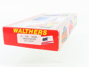 HO Scale Walthers 932-5500 Undecorated 25 Ton Crane Unbuilt Kit