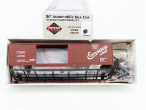 HO Scale PROTO 2000 Chicago, Burlington & Quincy 50' Box Car Unbuilt Kit