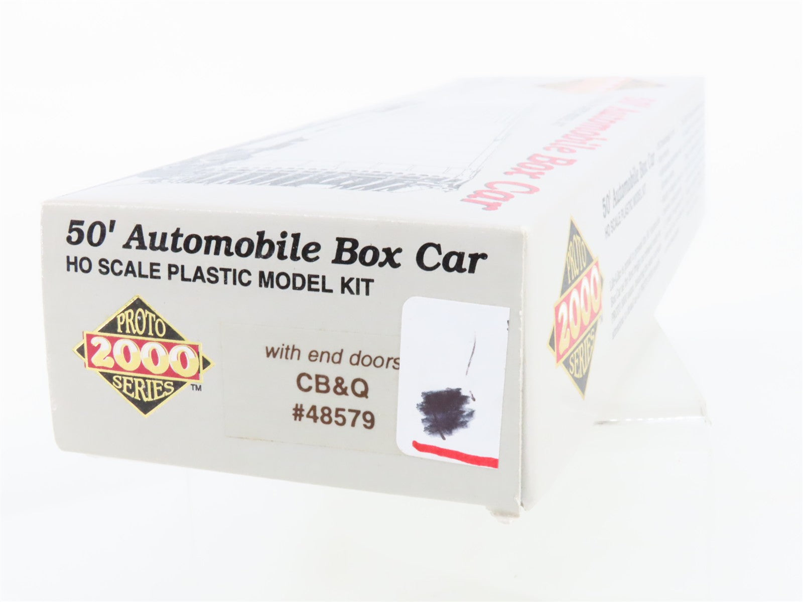 HO Scale PROTO 2000 Chicago, Burlington & Quincy 50' Box Car Unbuilt Kit