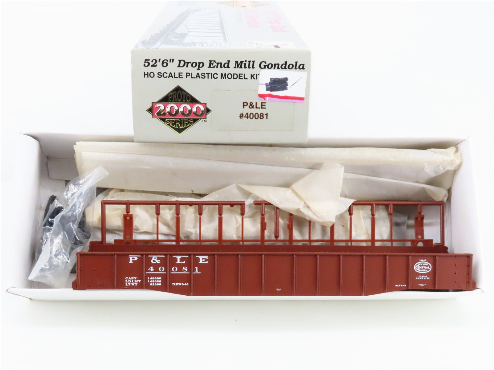HO Scale PROTO 2000 40081 P&LE Pittsburgh & Lake Erie Gondola 40081 Unbuilt Kit