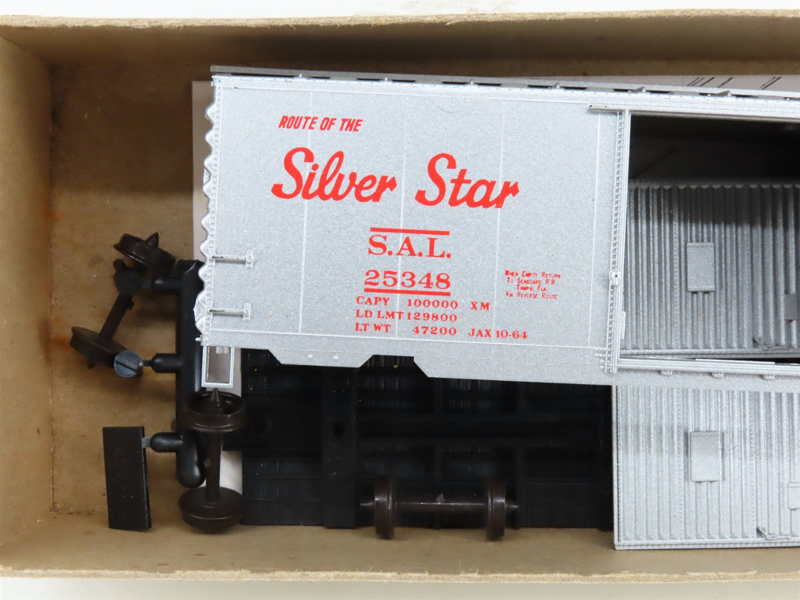 HO Scale Accurail 1532 SAL Seaboard Air Line 40' PS-1 Steel Box Car Unbuilt Kit