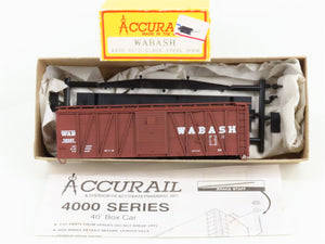 HO Scale Accurail 4408 WAB Wabash 40' Box Car 78287 Unbuilt Kit