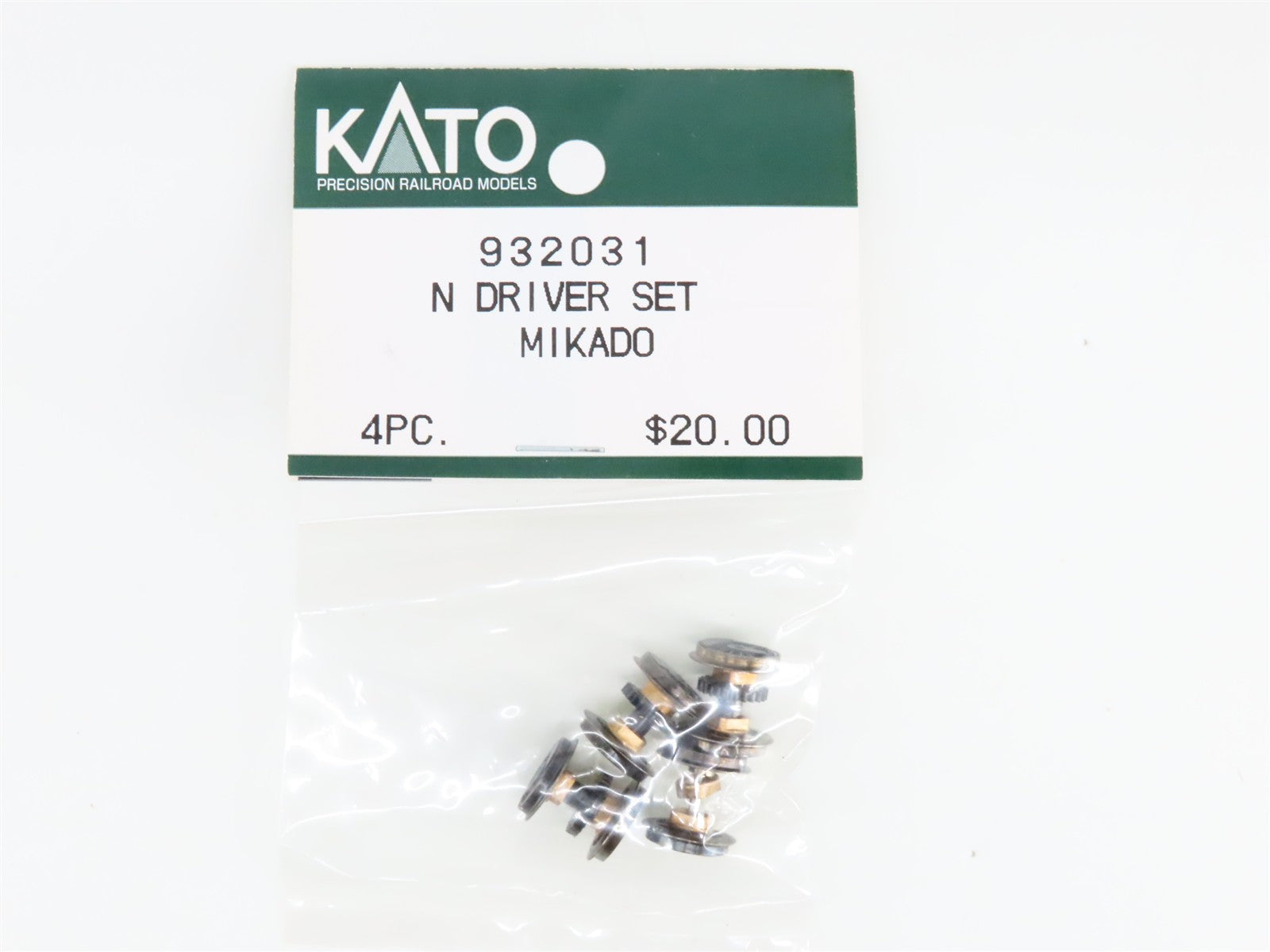 N Scale Kato 932031 Mikado Driver Set for Steam Locomotives
