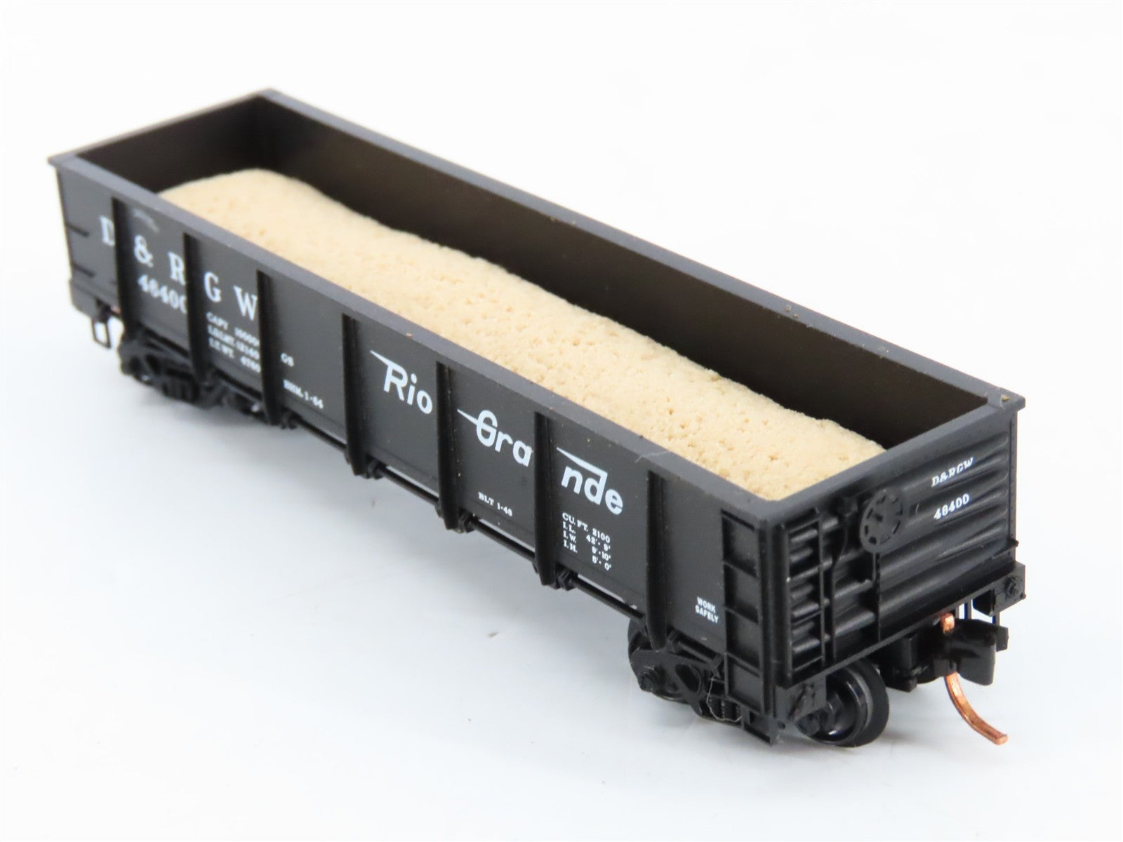N Scale Micro-Trains MTL 08300060 D&RGW Rio Grande 40' Gondola 46400 w/ Load