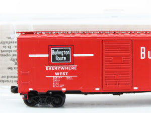 N Scale Deluxe Innovations 141112 CB&Q Burlington 40' Box Car 39153