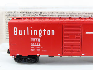 N Scale Deluxe Innovations 141112 CB&Q Burlington 40' Box Car 39199