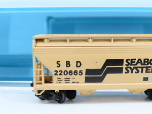 N Scale Atlas 3906 SBD Seaboard System 2-Bay Covered Hopper 220665