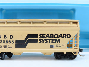 N Scale Atlas 3906 SBD Seaboard System 2-Bay Covered Hopper 220665
