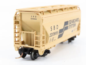 N Scale Atlas 3906 SBD Seaboard System 2-Bay Covered Hopper 220665