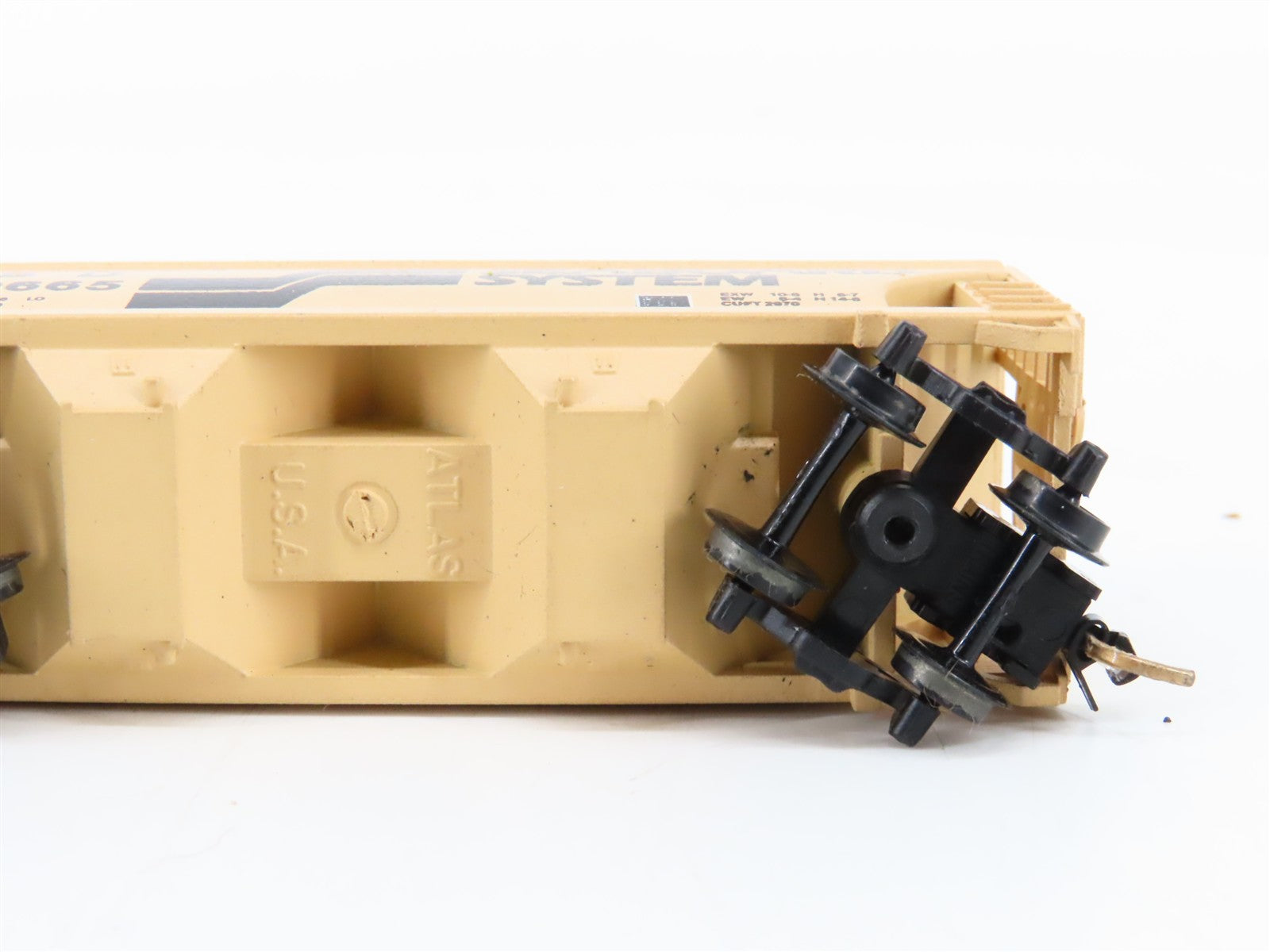 N Scale Atlas 3906 SBD Seaboard System 2-Bay Covered Hopper 220665
