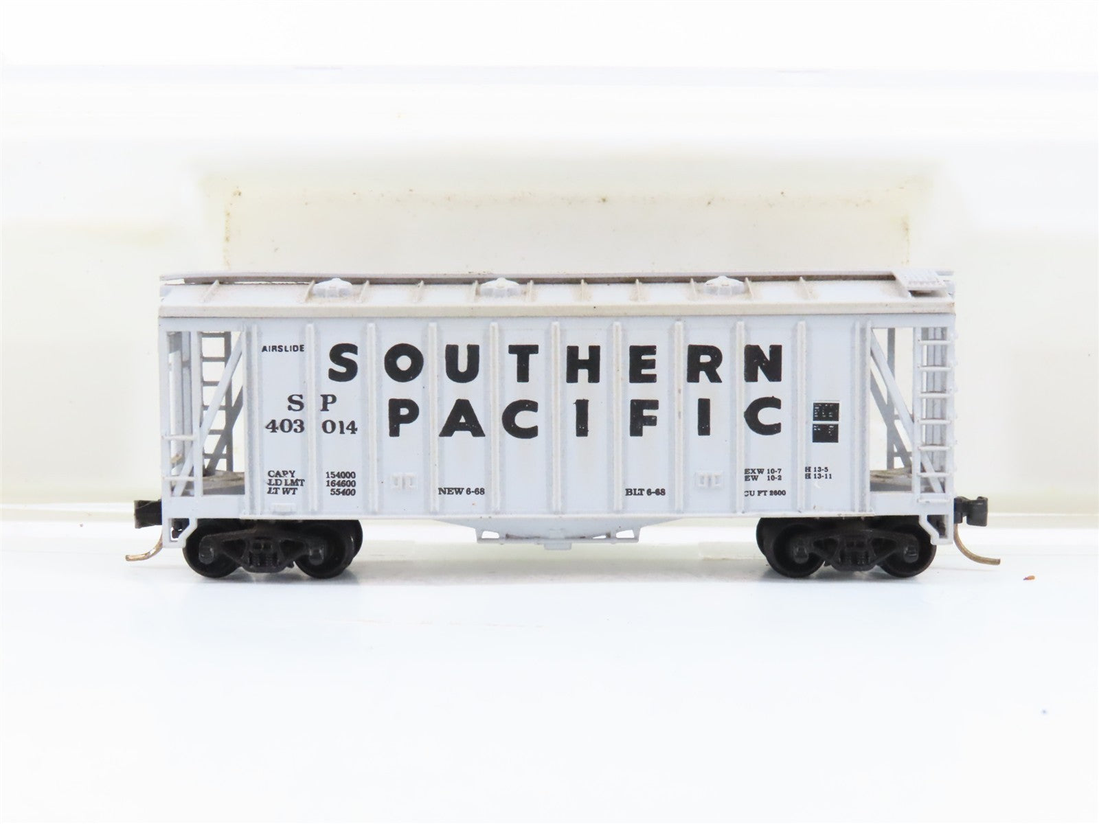 N Scale Atlas 3852 SP Southern Pacific GATX Airslide Covered Hopper 403014