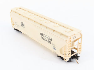 N Scale Atlas 3961 ACFX Georgia Kaolin 4-Bay Centerflow Covered Hopper 59486
