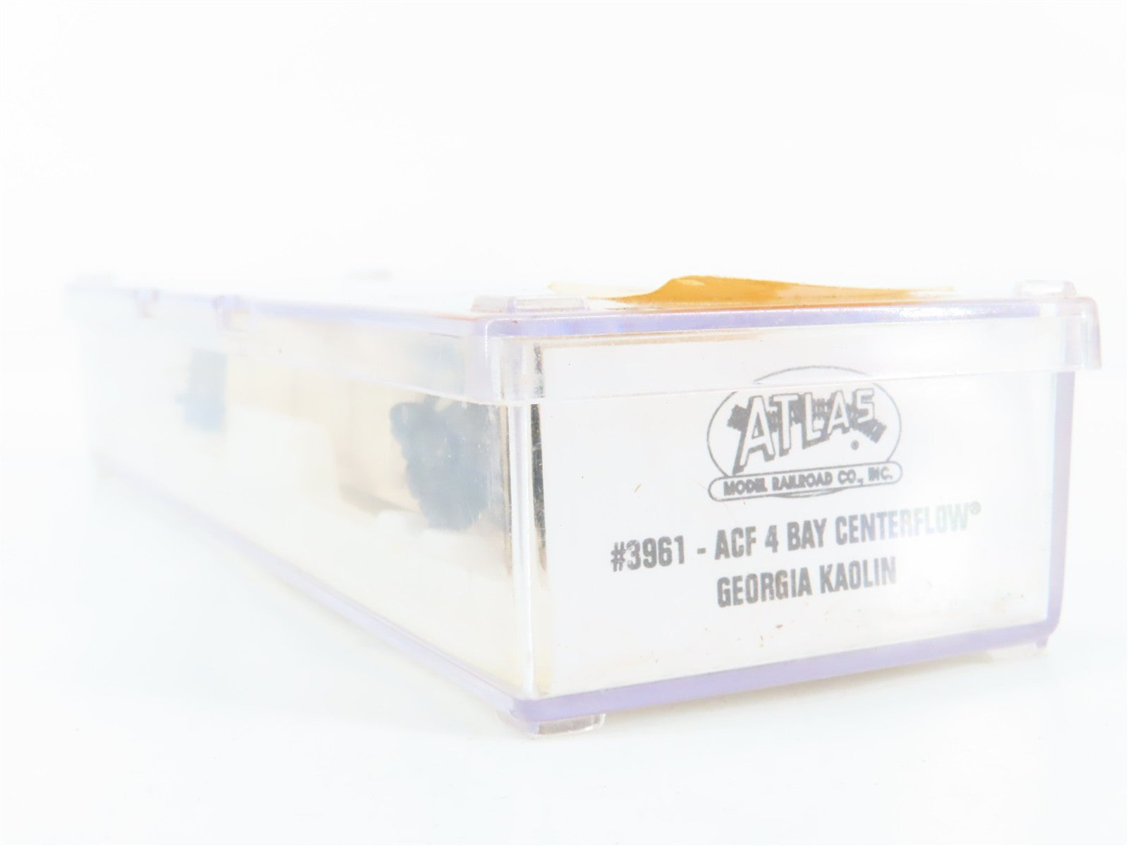 N Scale Atlas 3961 ACFX Georgia Kaolin 4-Bay Centerflow Covered Hopper 59486