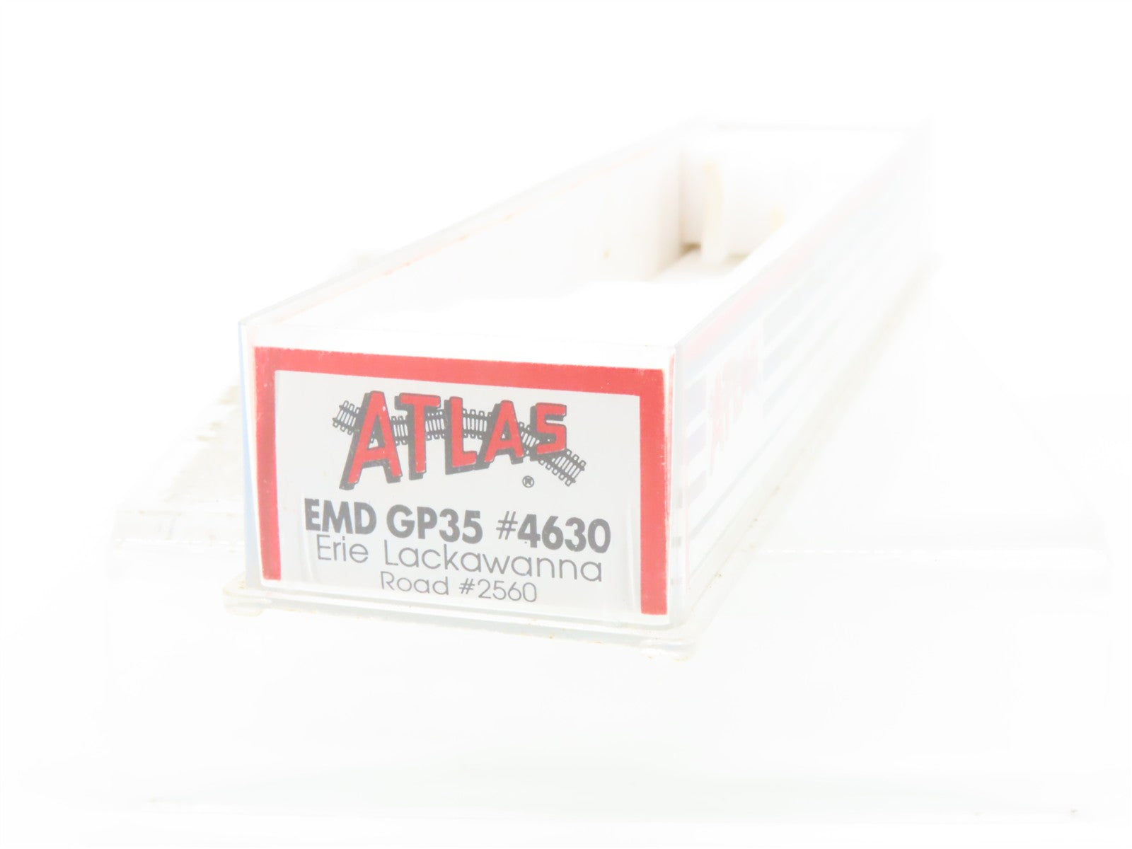 N Scale Atlas 4630 EL Erie Lackawanna GP35 Diesel Locomotive #2560 wDCC